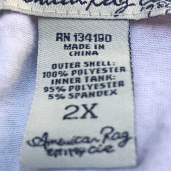 American Rag boho blouse batwing sleeve plus size - Picture 6 of 7